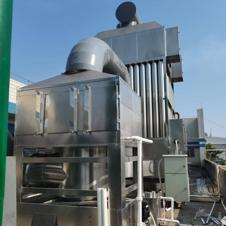 高壓濕電凈化設(shè)備工業(yè)級一體式油煙處理 型號YC-SSJD-40K